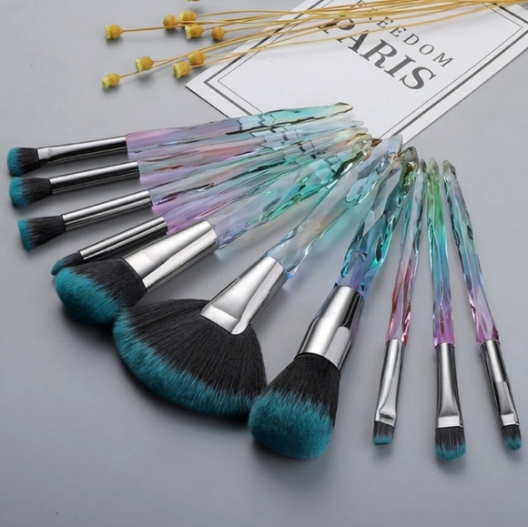 Animal / Mineral Other - MYSTIC Topaz 10-piece Vegan Makeup Brush Set